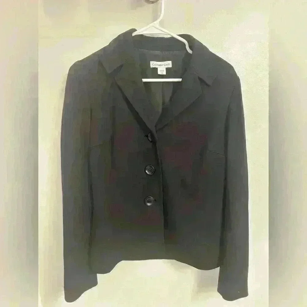 Coldwater Creek woman's 4-6 black blazer